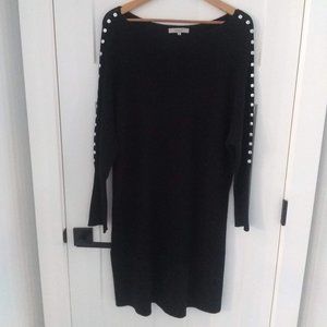 Vintage AE SPORT Long Sleeve Knit Tunic/Dress, Black 3X